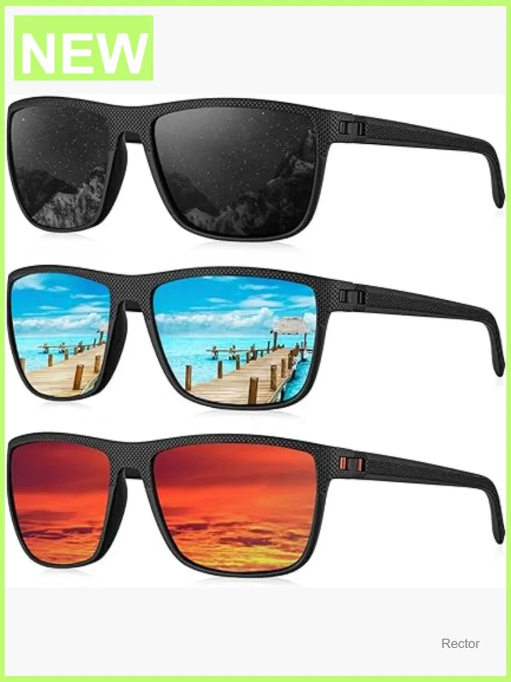 Polarized Sunglasses for Men UV Protection Driving Fishing Golf